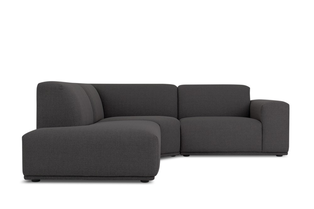 Todd Sectional Chaise Sofa Left Facing Slate Grey Castlery Australia